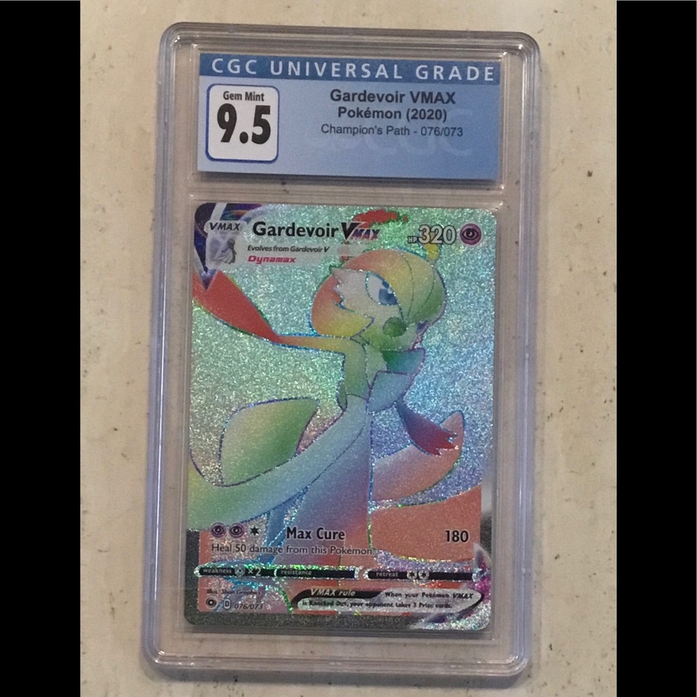 Pokémon Gardevoir Vmax 076/073 Secret Rare Rainbow CGC 9.5 Champion’s Path 2020 - Picture 6 of 6